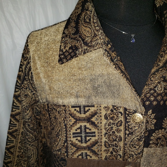 White Stag Plus 16 / 18 woven tapestry jacket - Picture 3 of 8